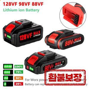 88VF 98VF 128VF 전기 렌치 전기 톱용 충전식 리튬 이온 배터리 36VF 48VF 88VF 용 무선 왕복 톱