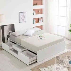 갯더잇 무헤드 4칸 수납 침대세트 Q 수납침대프레임