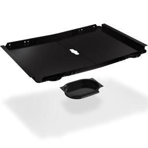 [미국배송] 다이나 글로 그릴 교체 부품용 캐치 팬이 있는 교체용 그리스 트레이 버너 가스 넥스 부품 4개용 24-30인치 범용 드립 팬 켄모어 BHG 전문가용 트레이(블랙)