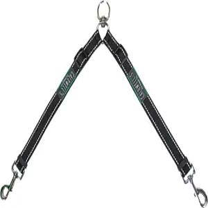 콜드웰스 펫 서플라이 Co. 목줄 커플러 걷는 개 2마리를 위한 분리기 엉킴 없는 이중 줄 커넥터 중형 또는