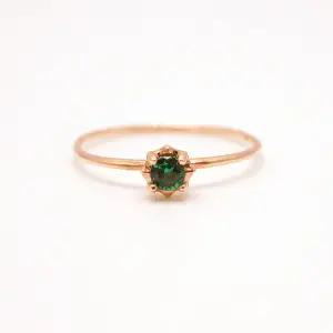 14k 그린큐 솔리테어드링 OPDLR1291