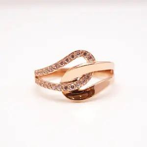 14k 웨이브 큐빅 반지 OPDLR1785