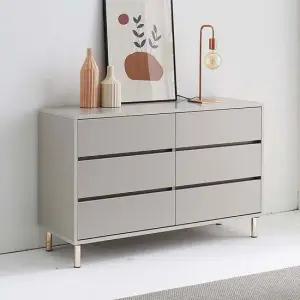 SD302 연그레이 1200 3단 서랍수납장 거실장TV장티비