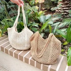 [라일리] Rly OP240 여성 니트 숄더백 뜨개 가방 가벼운