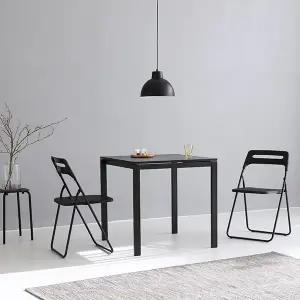 PAPAGENO 테이블 750 + LOCCO 접이식 의자 2인세트 당일발송