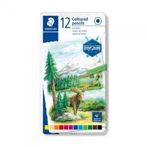 스테들러 12색 색연필 146C M12 틴케이스 색칠놀이 개(1개입) 컬러연필