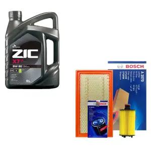 렉스턴W 디젤 지크 X7 LS 5W30 6L 엔진오일 오일필터 에어필터 세트