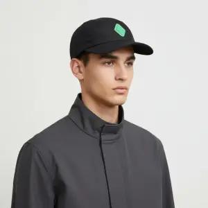 클리어런스 23SS 어콜드월 나일론 롬버스 로고 캡 모자 블랙) ACWUA154 BLACK