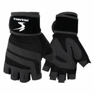 아이워너 에어 메쉬 헬스 장갑 이중밴드 블랙 XL 1P