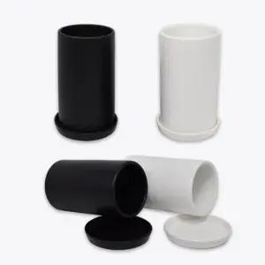 모던레시피 무광 높은 원형 14x24cm 1424 모던화분 1개 셋트