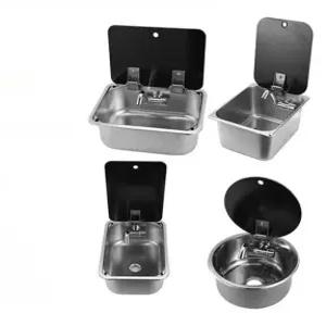 블랙싱크볼 미니 캠핑카 트레일러 개수대 카라반 간이 블랙