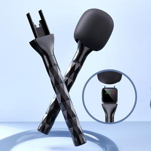 [호환품]로데 인터뷰용 마이크 스틱 고 어댑터용 핸드헬드 무선 II/DJI호환/렐라카트 홀더용 윈드쉴드 폼