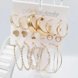 여자 귀걸이 링 데일리 액세서리 9종 화려한 모음 WFJOH9F