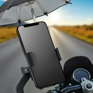 라이더썬 오토바이 우산 스마트폰 거치대 백미러 타입