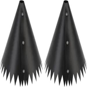 조수 새 모이통 다람쥐 보호대 배플 스파이크 PVC 랩 어라운드 폴14인치 보호대14인치