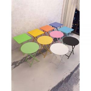 60X71 파스텔 60X40X69CM 1인 원형 철제 70CM 프레임 정원 카페 접이식