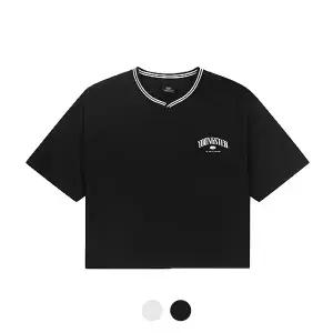 [폴햄키즈][폴햄키즈] 영스터 여아 나일론 스판 컬러 립 배색 반팔티_PKE2TS2780