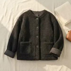 헤밍웨이 루즈핏 양털 자켓_NC4JK003