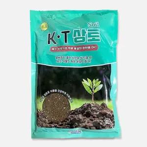 KT 상토 3L 상토 비료 분갈이 집꾸미기 퇴비 미생물비료 원예용 원예용비료