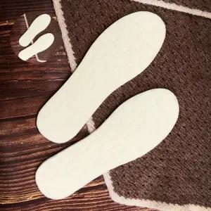 메모리폼 천연양털깔창 압축 보온털깔창 천연양모인솔