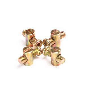 육각 슬롯 가구 아기 침대 프레임 고정 나사 망치 너트 세트 M6M8