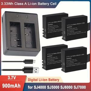 SJ4000 스포츠 DV 야외 다이빙 카메라 리튬 배터리 3.7V 900mAh 충전식