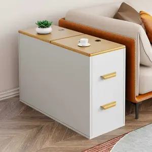 틈새 협탁 소파 간이 침대 얇은 거실 슬림 서랍장 좁은