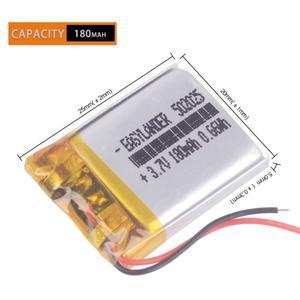3.7V 302025 140mah 비디오 레코더 등록 기관용 300mah 리튬 폴리머 배터리