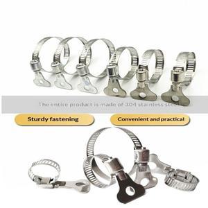 5개입 304 스테인리스 스틸 용접 유용한 수리 도구 배기 핸들 파이프 클립 호스 클램프 T 볼트