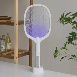 (옵션 LED트랩모기채 (SWH-100))전기모기채 파리채 캠핑 LED 모기트랩 전기채