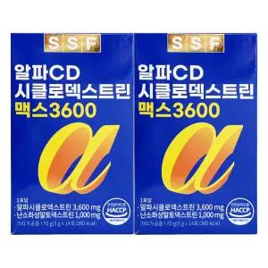 순수식품 알파CD 시클로덱스트린 맥스 3600 5g x 14포 2개 / 써클