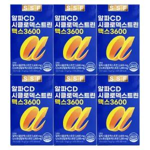 순수식품 알파CD 시클로덱스트린 맥스 3600 5g x 14포 6개 / 써클