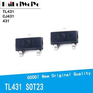 50개/LOTE TL431 CJ431 SMD TO-23 레귤레이터 튜브 Triode 트랜지스터   IC 칩셋 좋은 품질