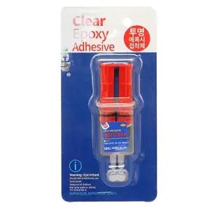 코텍 투명 에폭시 고정풀 에폭시고정풀 투명고정풀 주사기타입 순간고정풀