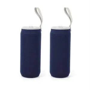 ( )물병 손잡이 파우치 2p세트420ml 네이비