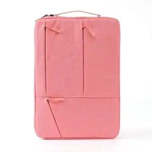 ( )손잡이 노트북 파우치 핑크 39x27cm