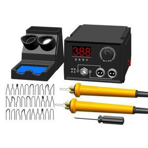 우드 버닝기 버닝툴 버닝펜 듀얼 홀더 가죽 그라핑 기계 공예용 가용 수제