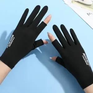 무브 여성 2컷 스포츠 장갑(블랙) 등산 자외선차단