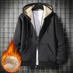 인조양털 남녀 집업 사무실 포근한 후드 안감 후리스 겨울