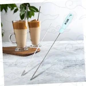 스테인리스 빨대 전용 세척솔 나선형 브러시 틈새 청소 도구 주방 위생 관리