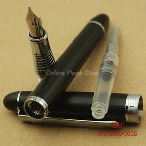 듀크 블랙 & 실버 만년필 M 펜촉 필기 펜 용품 GFP003