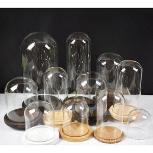 투명 드라이플라워 전시함 케이스 유리돔 데코레이션 20X35CM 전원화