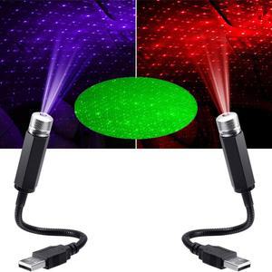 자동차 로맨틱 LED 별이 분위기 자동 USB 빛나 5V 조명 차내 음악 리듬