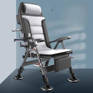 미니 낚시의자 풋레스트 일체형 체어 블랙 의자 낚시좌대 야외 ISE 휴대용 초경량 더블백