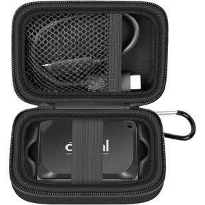 중요한 X10/X9 Pro 8TB/6TB/4TB 휴대용 SSD, 2TB/1TB 외장 솔리드 스테이트 드라이브 하드 스토리지 홀더 백(USB-C 케이블용 메쉬 포켓 장착)용 휴대용 케이스(박스 전용)