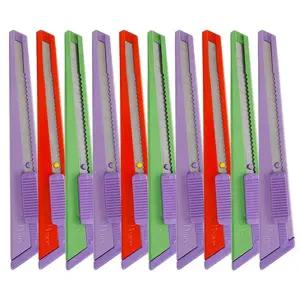 평화 자동잠금 커터칼 10개입 1P 커팅 안전한 카타칼 안전한커터칼