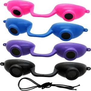 Super Sunnies EVO FLEX 유연한 태닝 베드 고글 레드 라이트 테라피 눈 보호 자외선 차단 안경 FDA 준수 -