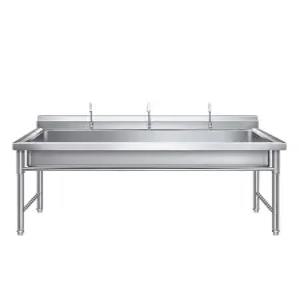 대형 간이 간이싱크대 야외 캠핑장 구 세면대 개수대 스텐 학교 주방 업소용