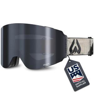 와일드혼 맥스필드 프로 남녀용 스키 고글 - 페놈 렌즈 기술 김서림 방지 교체 가능한 UV400