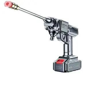 무선 고압 세척기 휴대용 세차건 충전기 무선고압세척기